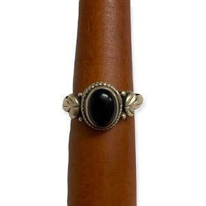 Onyx & Silver Ring
